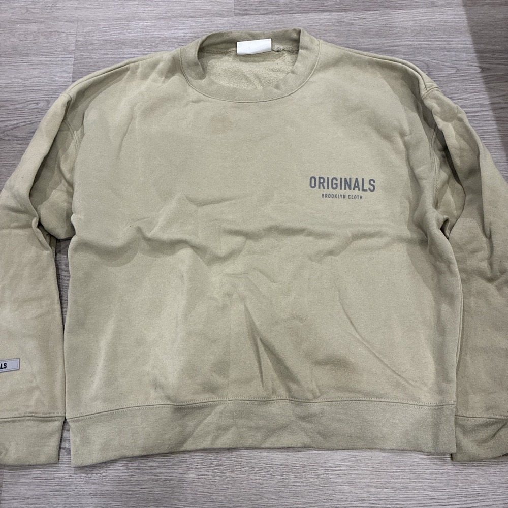 Originals Crew Neck Sweatshirt Mens Size M Green